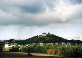 Vysoký Chlumec na podzim